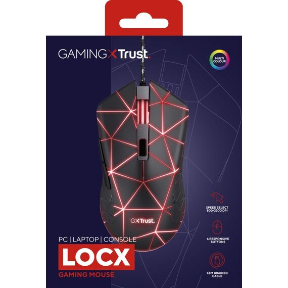 Trust GXT 133 Locx Maus Gaming Rechts USB Typ-A Optisch 4000 DPI, 5 image