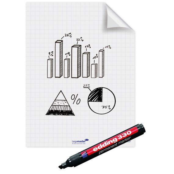 Legamaster Magic-Chart Flipchart Folie 60x80cm, 6 image