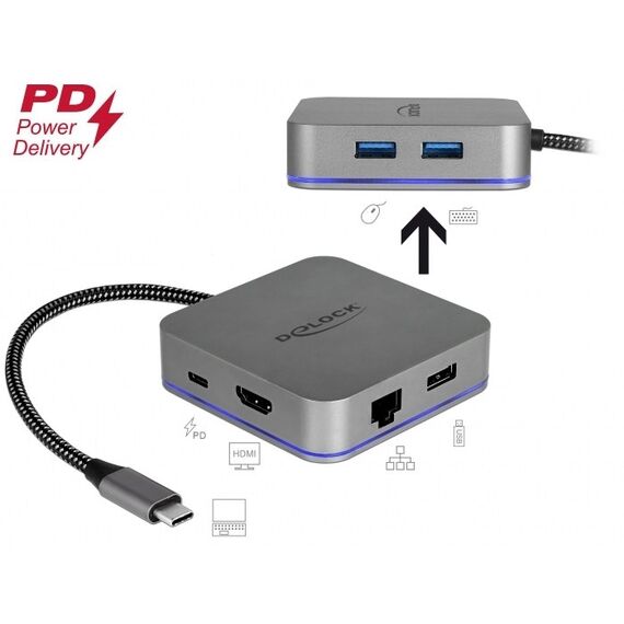DeLOCK 87742 Handy-Dockingstation Tablet Grau, 3 image