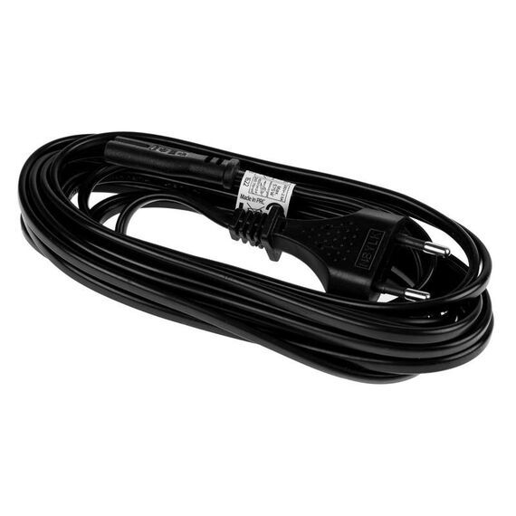 Furber. F00376 Stromkabel Schwarz 5 m T26 C7-Koppler, Farbe: Schwarz, Länge: 5 m, 2 image