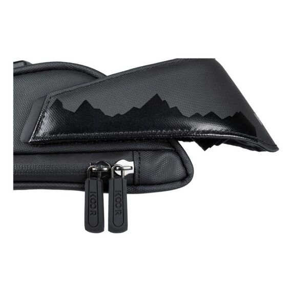 KOOR Melide Sattel Fahrradtasche Polyester, Velcro Schwarz, 6 image