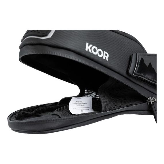 KOOR Melide Sattel Fahrradtasche Polyester, Velcro Schwarz, 7 image