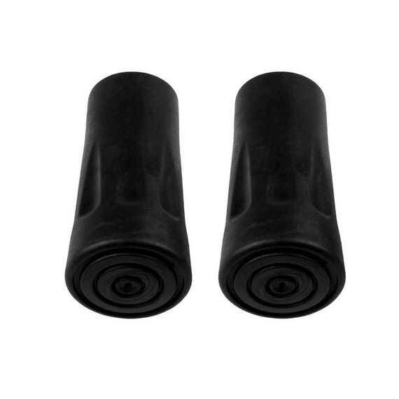 KOOR F00684 Ski-/Trekking-/Spazierstock-Zubehörteil 2 Stück(e) Schwarz Gummi Gehstock Spitze