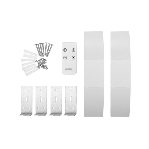 Furber. SAVI 2000 Drinnen Weiß 2000 W Elektrischer Konvektor-Raumheizer, Farbe: Weiß, 4 image