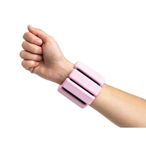 KOOR F00929 Gewicht für Handgelenke 1 kg Schwarz, Pink, 2 image