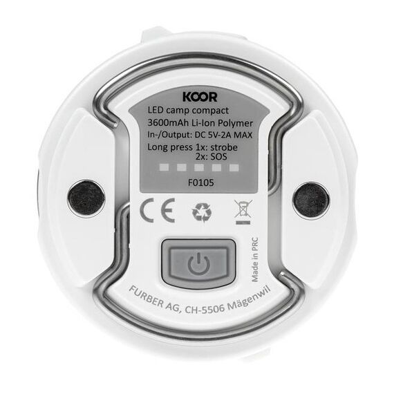 KOOR F0105 Campinglaterne USB-betriebene Campinglaterne USB Anschluss, 3 image