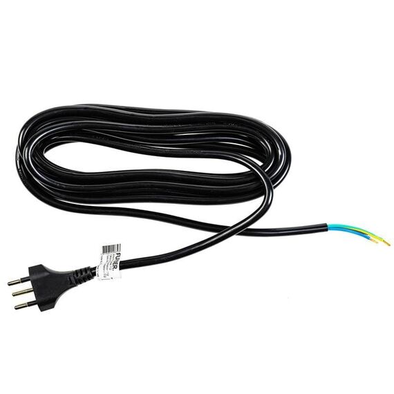 Furber. F01181 Stromkabel Schwarz 5 m T12, Farbe: Schwarz, Länge: 5 m, 2 image