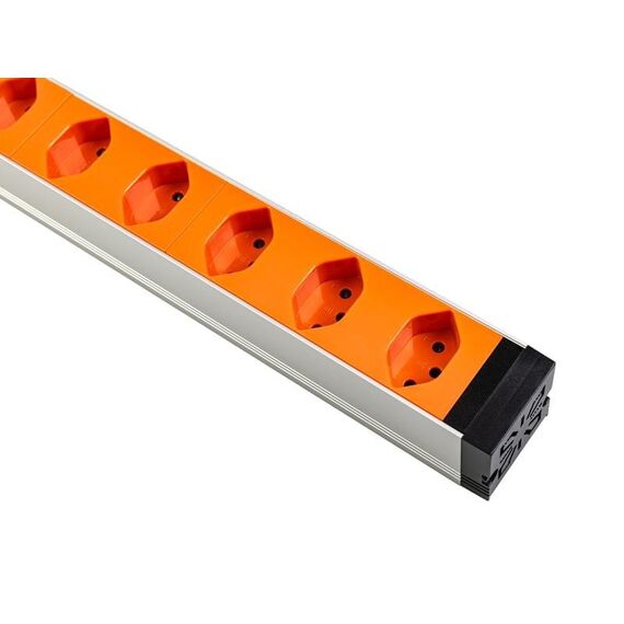 Furber. F01185 OR Stromverteilereinheit (PDU) 8 AC-Ausgänge Orange, 3 image