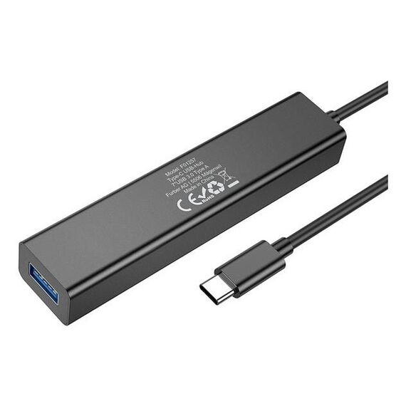 ONIT F01257 Schnittstellen-Hub USB 3.2 Gen 1 (3.1 Gen 1) Type-C 5000 Mbit/s Schwarz, 2 image