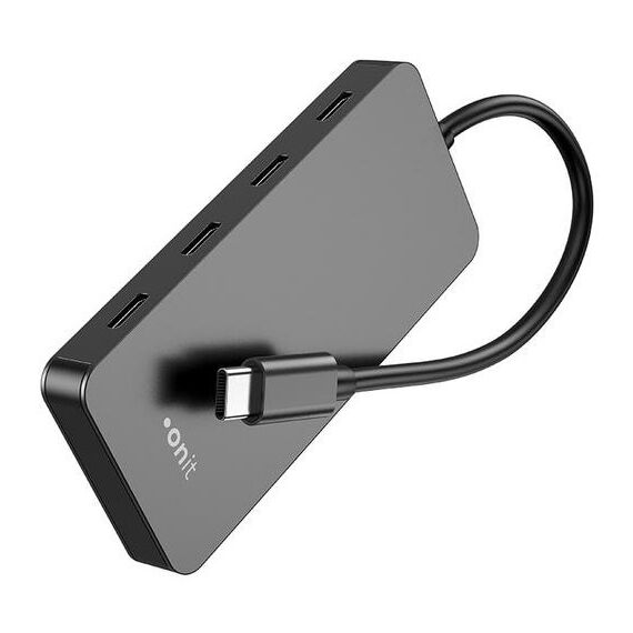 ONIT F01262 Schnittstellen-Hub USB 3.2 Gen 2 (3.1 Gen 2) Type-C 10000 Mbit/s Schwarz
