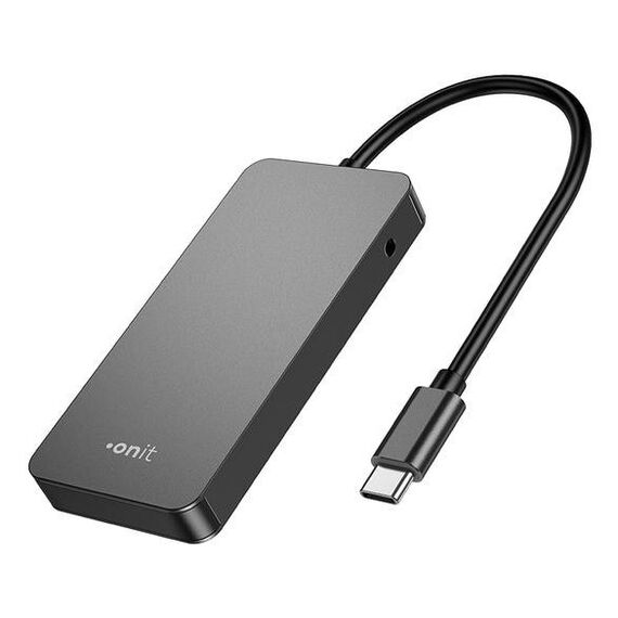 ONIT F01262 Schnittstellen-Hub USB 3.2 Gen 2 (3.1 Gen 2) Type-C 10000 Mbit/s Schwarz, 3 image