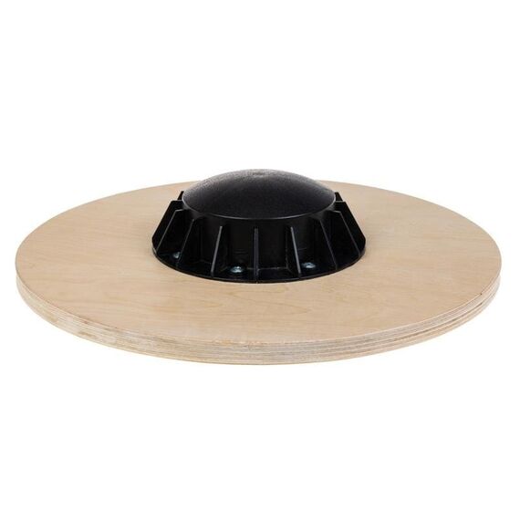 KOOR F01580 Gleichgewichtstrainer Balance Board Schwarz, Holz