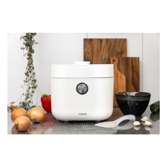 Furber. SAN Reiskocher 3 l 1100 W Weiß, 5 image