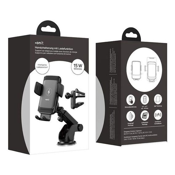 ONIT F01701 Halterung Aktive Halterung Handy/Smartphone Schwarz, 6 image