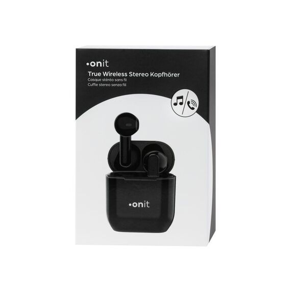 ONIT F01765 Kopfhörer & Headset True Wireless Stereo (TWS) im Ohr Anrufe/Musik USB Typ-C Bluetooth Schwarz, 5 image