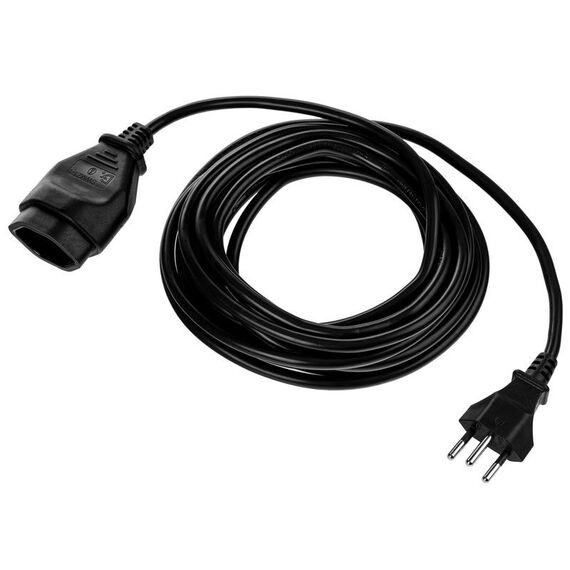 Furber. F02565 Stromkabel Schwarz 5 m T12 T13, Farbe: Schwarz, Länge: 5 m, 2 image