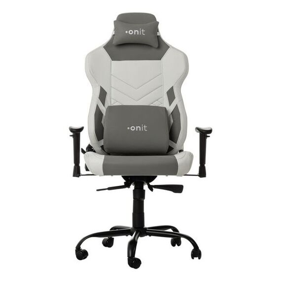 ONIT F02694 Videospiel-Stuhl PC-Gamingstuhl Gepolsterter Sitz Weiß, 5 image
