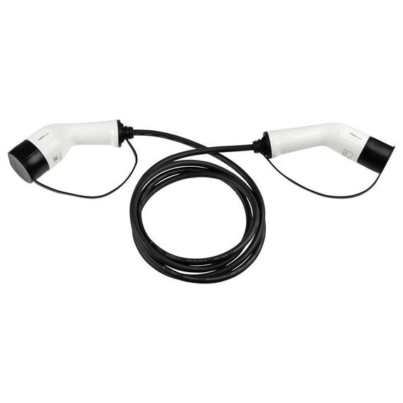 Furber. F02849 Ladekabel für Elektrofahrzeuge Schwarz Typ 2 3 7 m, Länge: 7 m