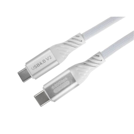 ONIT F02933 USB Kabel USB4 Gen 4x2 1 m USB C 80 Gbit/s 240 W Weiß, 3 image