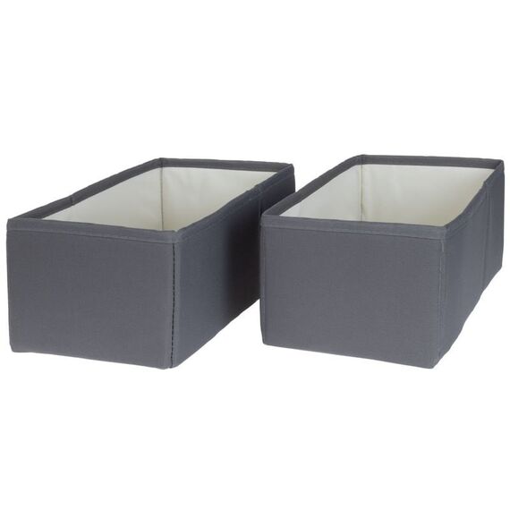 COCON F03069 Aufbewahrungsbox Rechteckig Textil Grau