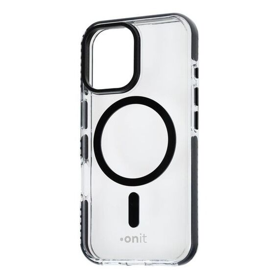ONIT F03074 Handy-Schutzhülle 15,5 cm (6.12") Cover Schwarz, Transparent, Farbe: Schwarz, Transparent