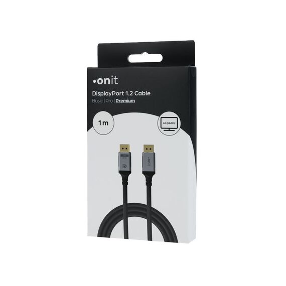ONIT Kabel Premium DisplayPort - DisplayPort, 4K/60 Hz, 1 m, 3 image