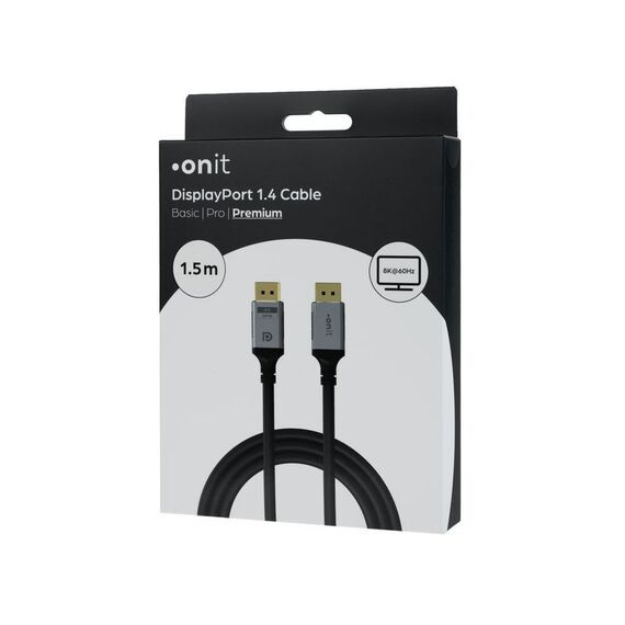 ONIT Kabel Premium DisplayPort - DisplayPort, 8K/60 Hz, 1.5 m, 3 image