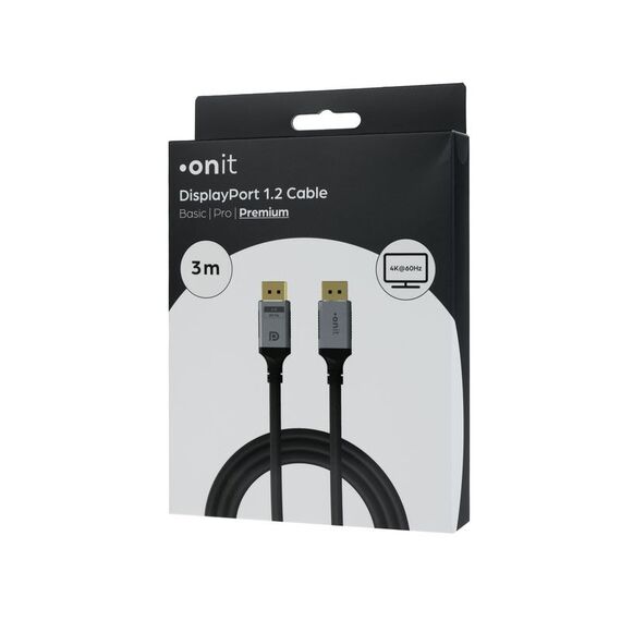 ONIT Kabel Premium DisplayPort - DisplayPort, 4K/60 Hz, 3 m, Länge: 3 m, 3 image