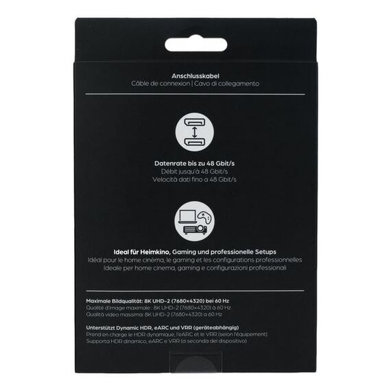 ONIT Kabel Premium HDMI - HDMI, 8K/60Hz, 1.5 m, Länge: 1,5 m, 4 image