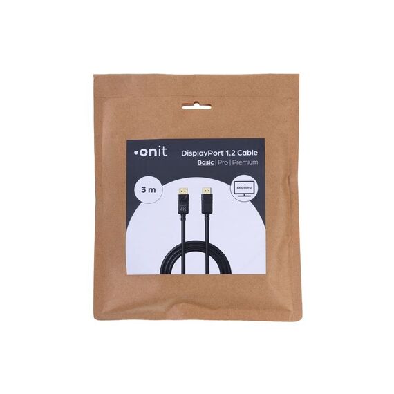 ONIT Kabel Basic DisplayPort - DisplayPort, 4K/60Hz, 3 m, 3 image