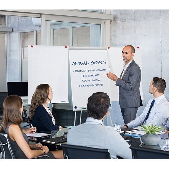 Franken F2100/N Flipchart Freistehend 680 x 1050 mm Grau, 2 image