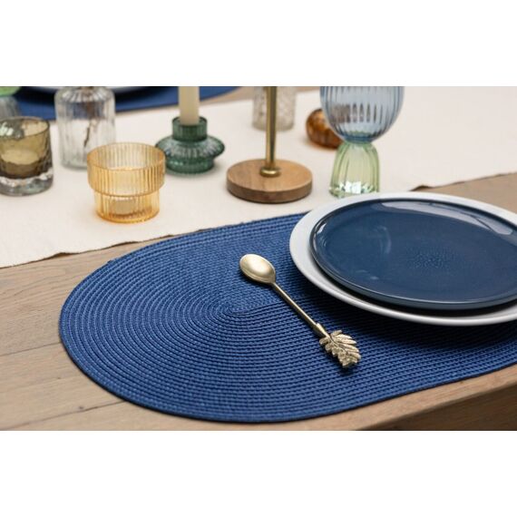 d-c-fix F2306604 Platzdeckchen Oval Blau 1 Stück(e), Farbe: Blau, 3 image
