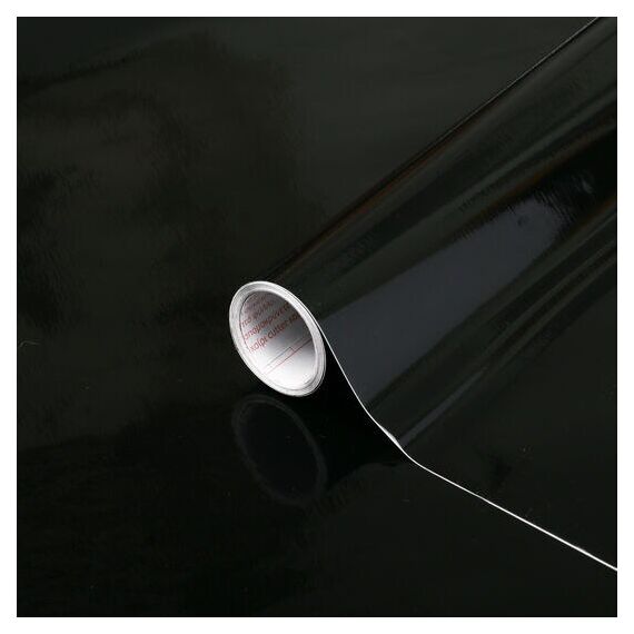 d-c-fix F3465360 Selbstklebendes Vinyl Entfernbar Schwarz Glänzend