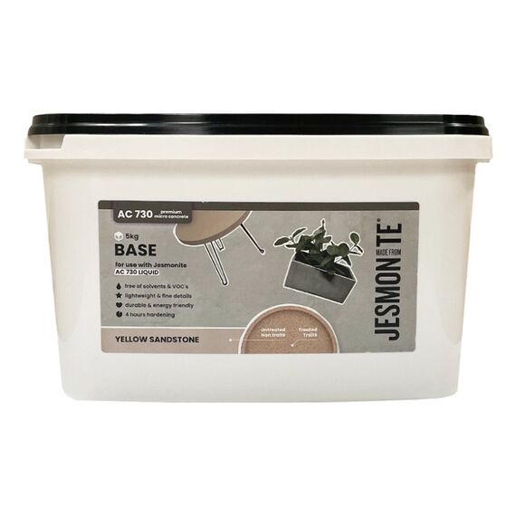 Jesmonite AC730 Gießpulver 5 kg Gelb, Sand 1 Stück(e), Farbe: Gelb, Sand