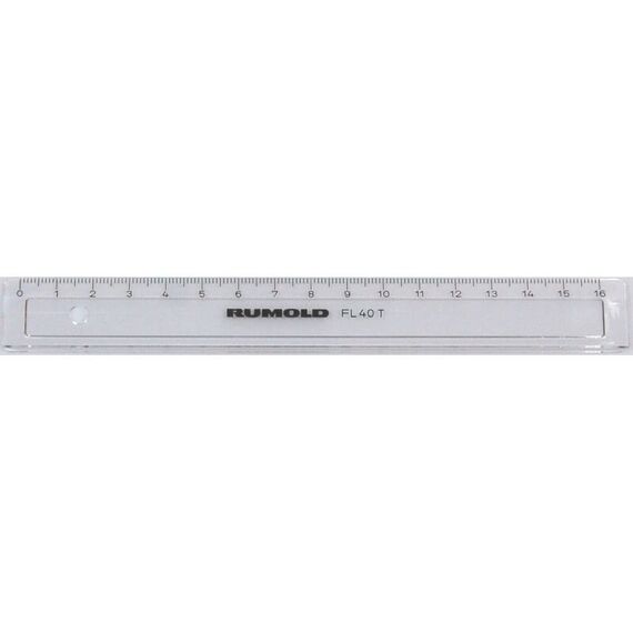 Rumold Flachlineal Schreibtisch-Lineal 170 mm Kunststoff Transparent 20 Stück(e)