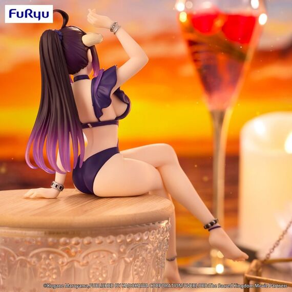 FuRyuu OVERLORD Noodle Stopper Figure -Albedo Swimsuit Dark Purple Color ver., 8 image