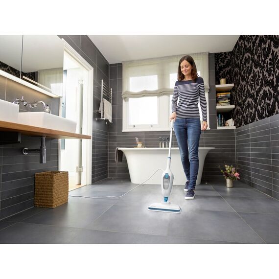 Black & Decker FSMH13E5-QS Stabstaubsauger/Elektrischer Besen Blau, Weiß, 9 image