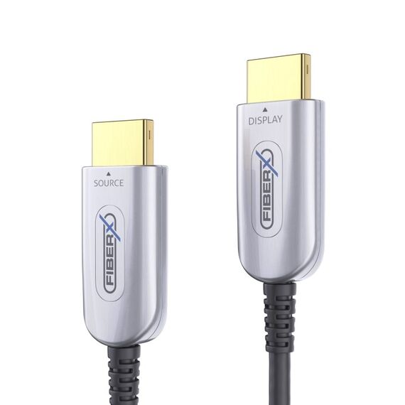 FiberX FX-I350-060 HDMI-Kabel 60 m HDMI Typ A (Standard) Schwarz, Silber