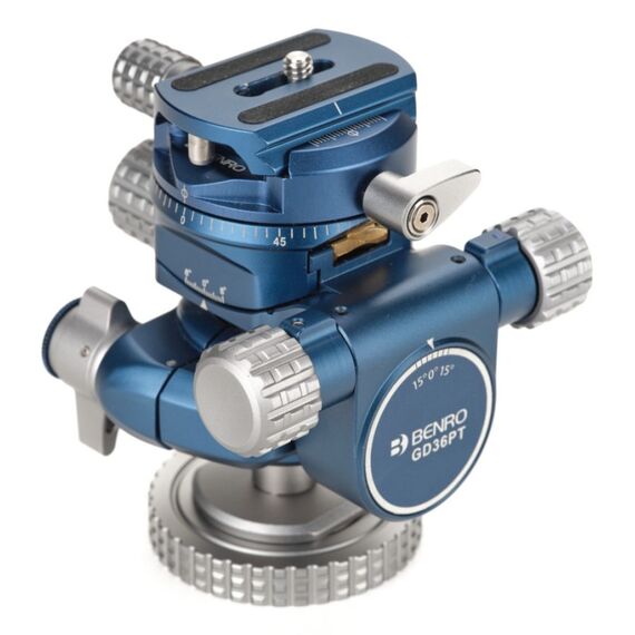 Benro GD36PT Stativaufsatz Blau, Silber 1/4, 3/8" Kugel (Form), 5 image