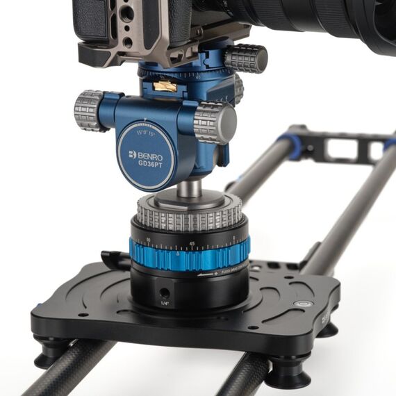 Benro GD36PT Stativaufsatz Blau, Silber 1/4, 3/8" Kugel (Form), 8 image