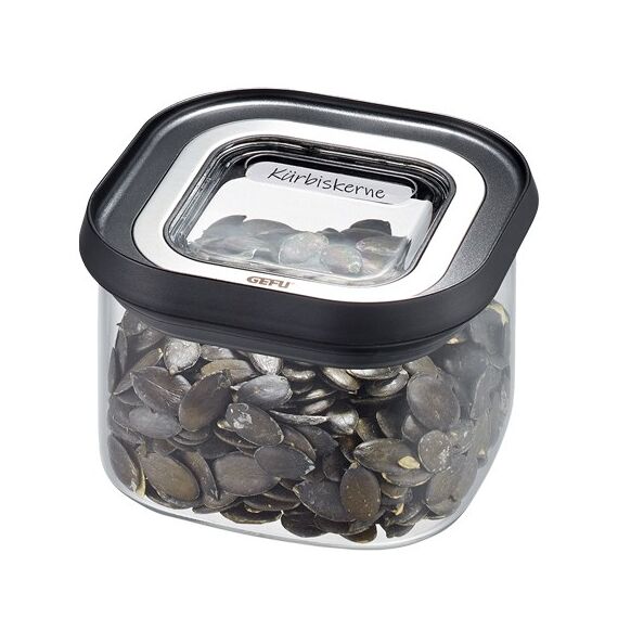 GEFU PANTRY Rechteckig Container 0,4 l Schwarz, Transparent 1 Stück(e)