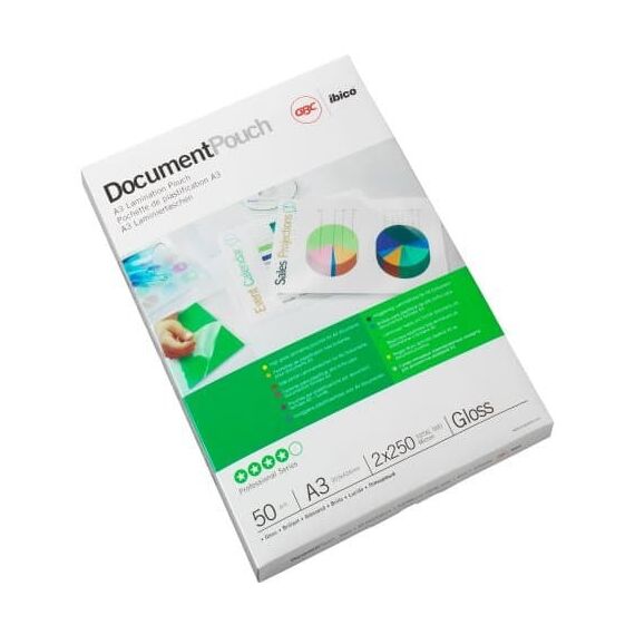 GBC Laminiertaschen f. Dokumente A3 2x100 Micron glänzend (100), 6 image