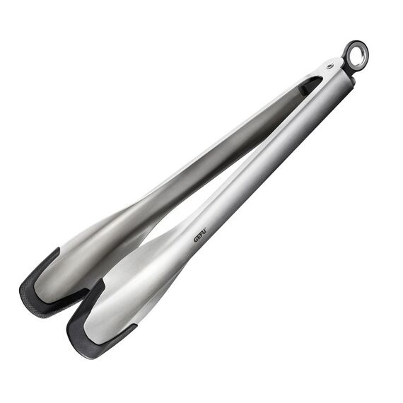 GEFU 21591 Küchenzange 330 mm Silikon, Edelstahl Edelstahl