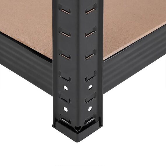 Songmics GLR040B01 Regal Modulares Regal Freistehend MDF-Platten, Metall Schwarz, 2 image