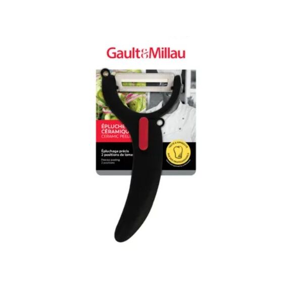 Gault&Millau GM110023 Schäler Obst & Gemüse Gerades Schälmesser Schwarz, 2 image