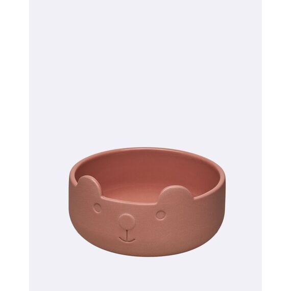 Chic-mic Strawberry bear Baby-Teller Rund Porzellan Rot 1 Stück(e), Farbe: Rot