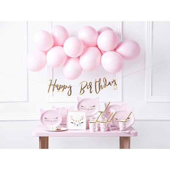 PartyDeco GRL75-019R partydekorationen Fahnenbanner, Farbe: Roségold, 6 image