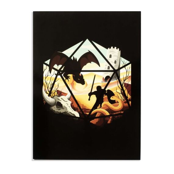 GlassStaff Dragon D20 Greeting Card Standard-Grußkarte 1 Stück(e)