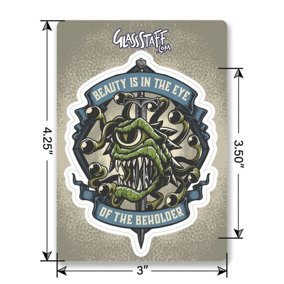 GlassStaff Eye of The Beholder Sticker Dekorativer Aufkleber Vinyl Sand 1 Stück(e), 4 image