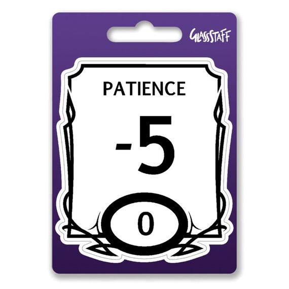 GlassStaff Stat Block Patience Sticker Dekorativer Aufkleber Vinyl Sand 1 Stück(e), 2 image